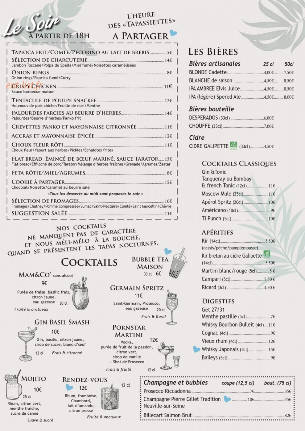 MAM&Co — carte page 3