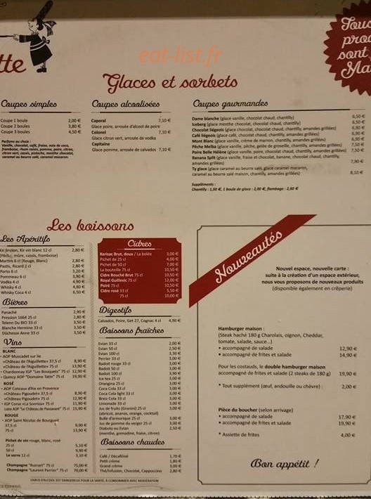 Ty Galette — carte page 1