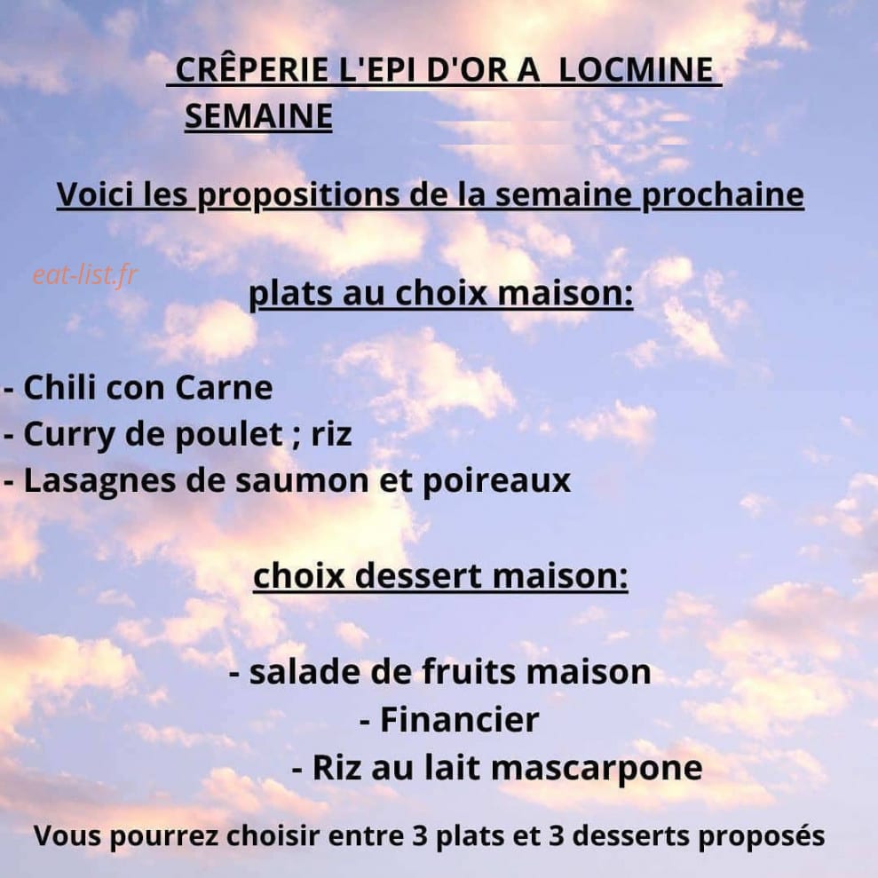 L'Épi d'Or — carte page 1