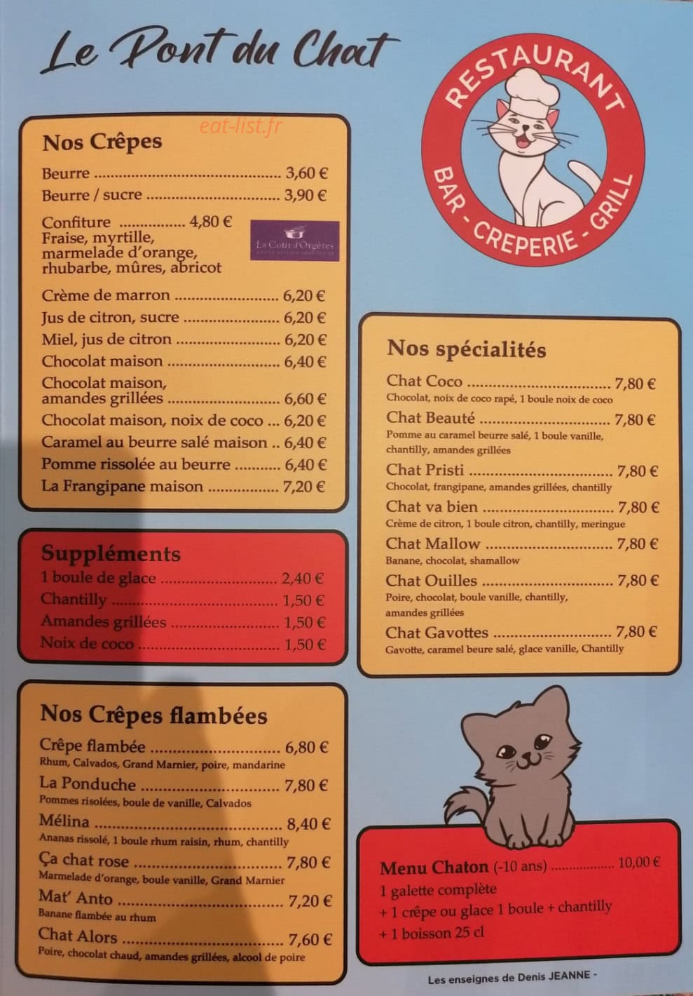 Le Pont Du Chat — carte page 1