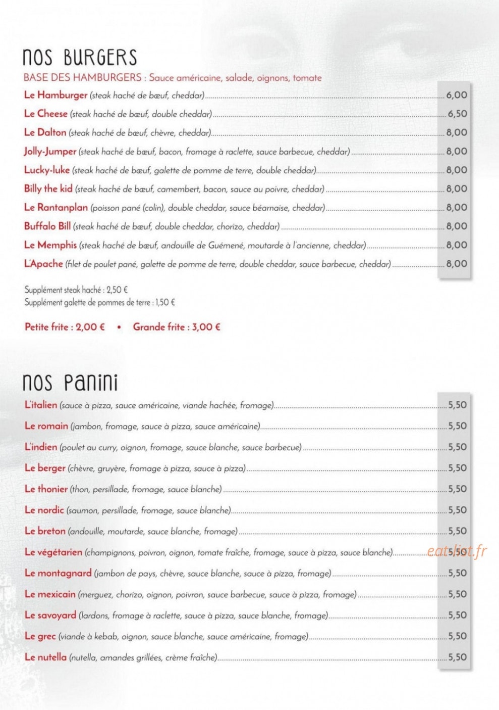 Pizza Mona Lisa — carte page 3
