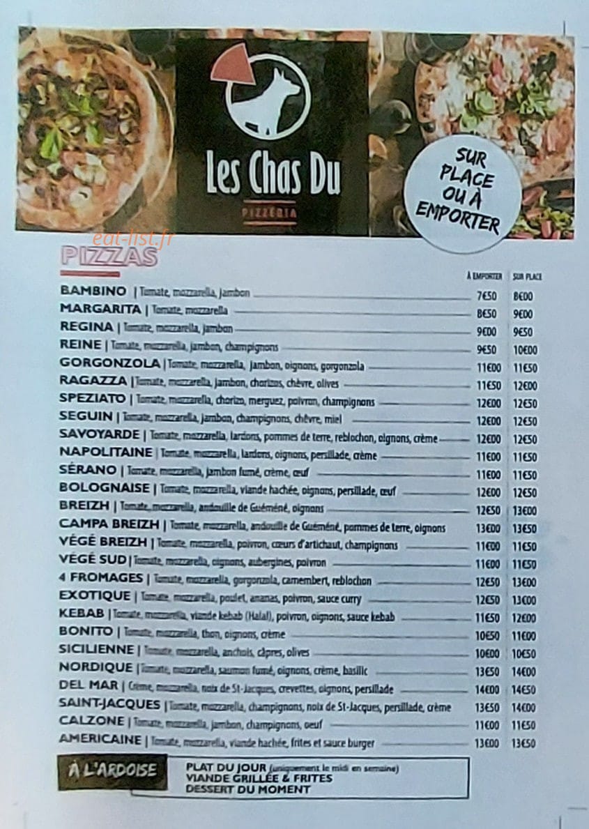 Les Chas Du — carte page 1