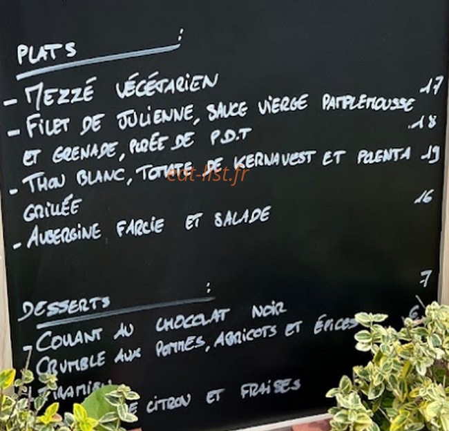 Bar Des Sports — carte page 2