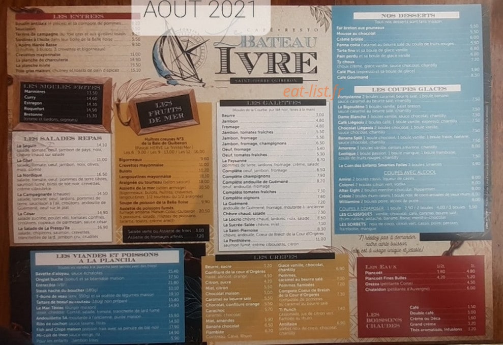 Le Bateau Ivre — carte page 1