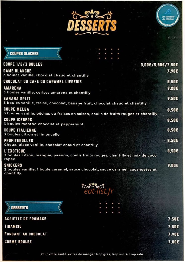 Les terrasses de l’océan — carte page 5