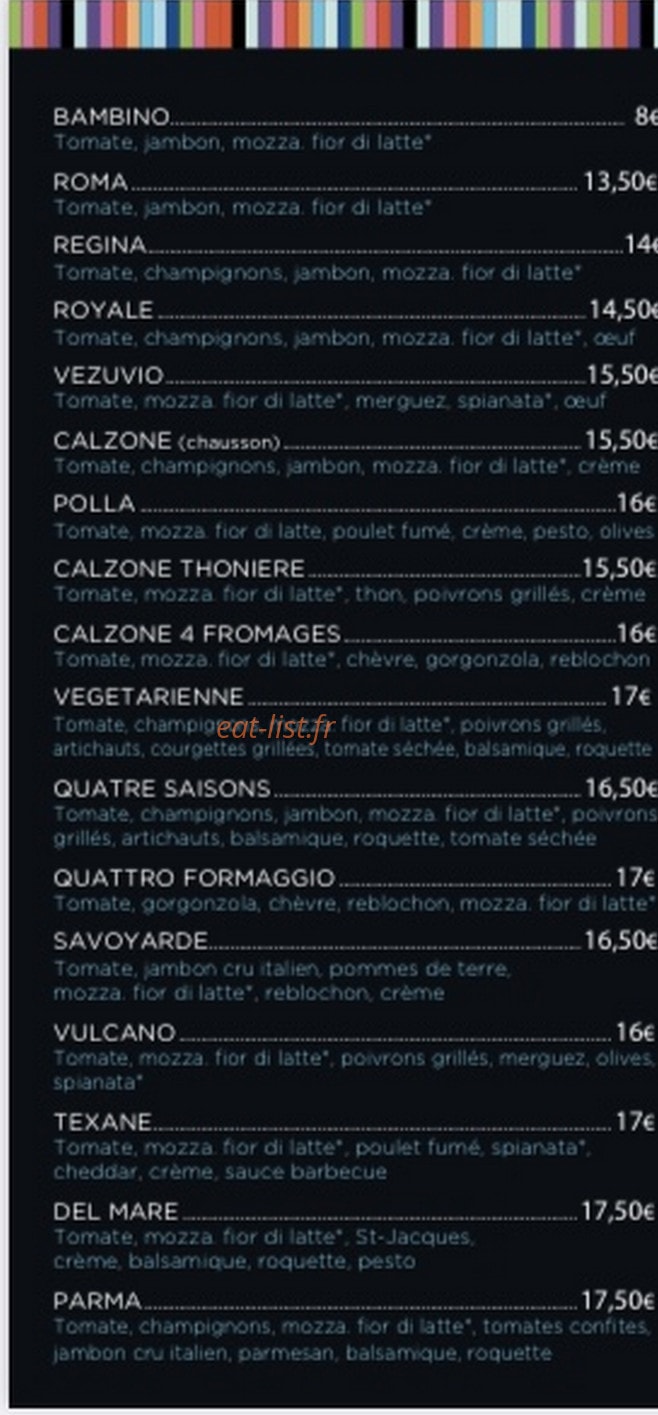 La Cucina — carte page 2