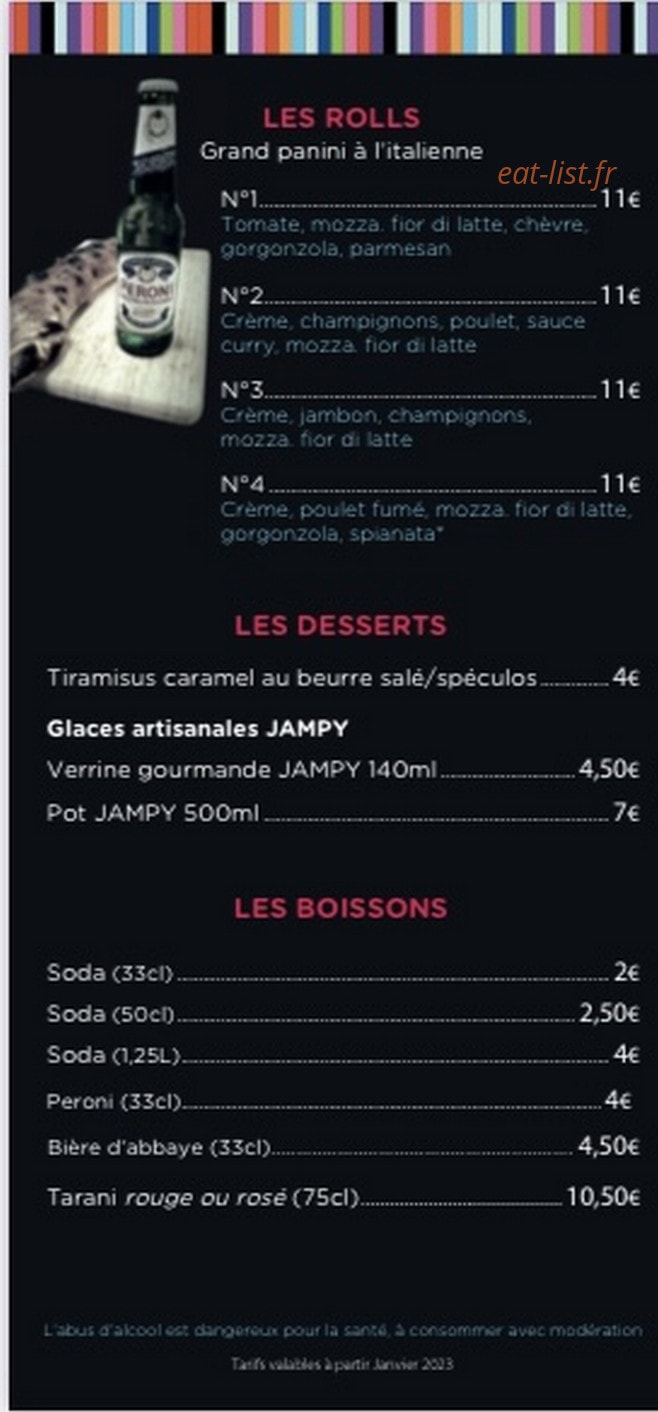 La Cucina — carte page 5