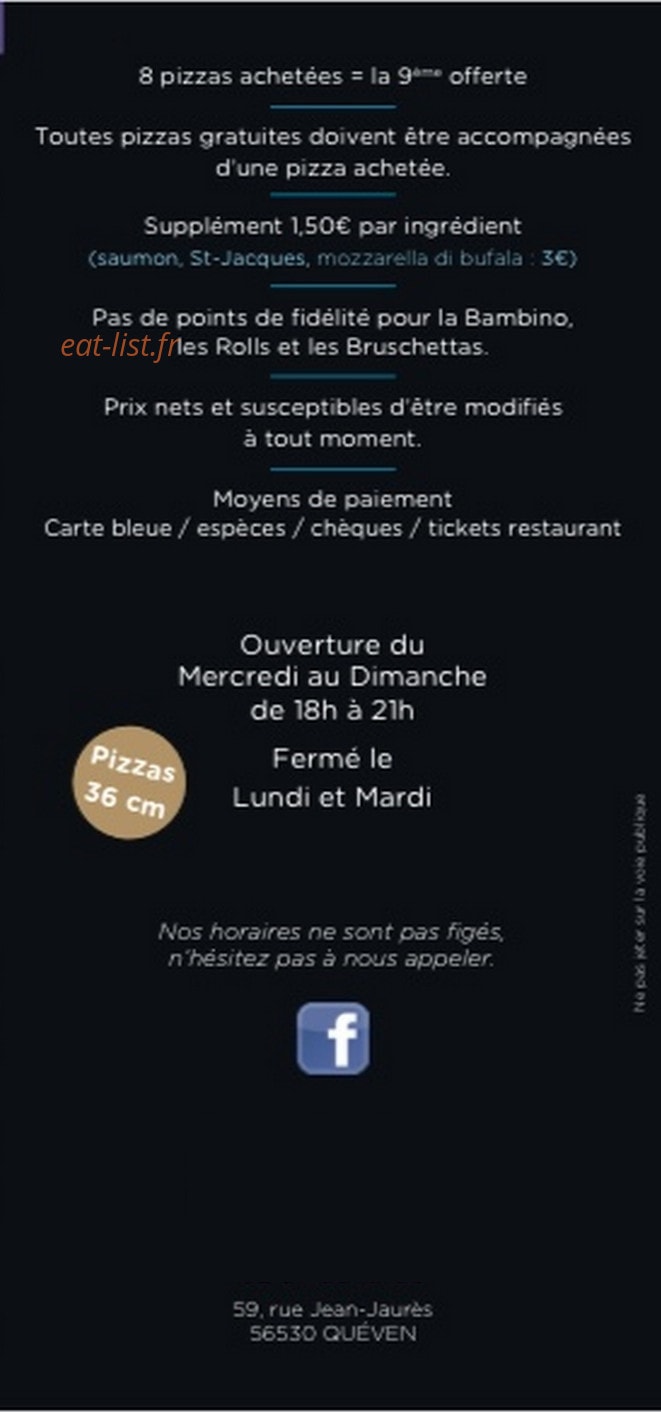 La Cucina — carte page 6