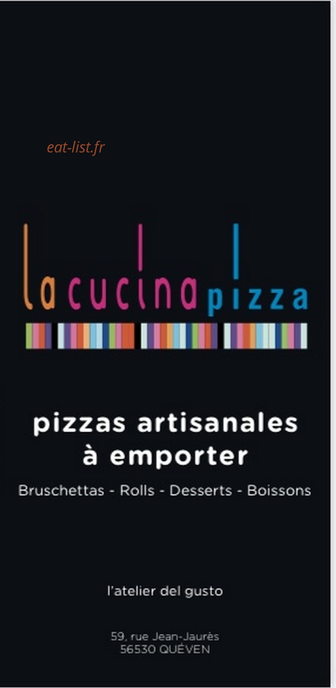 La Cucina — carte page 1