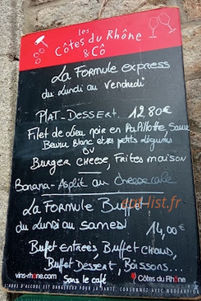 Le charly's — carte page 1