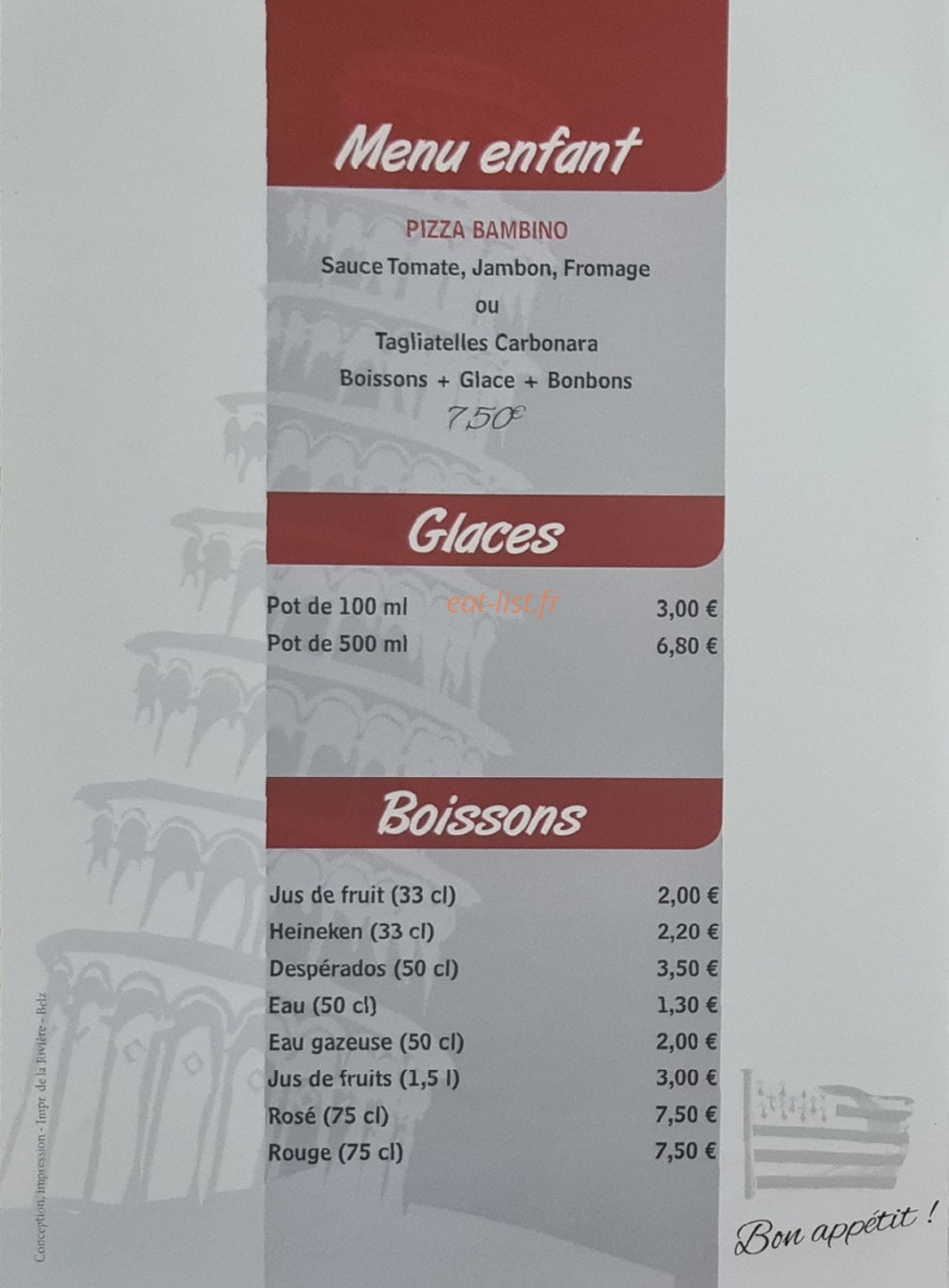 La Tour de Pizz — carte page 4
