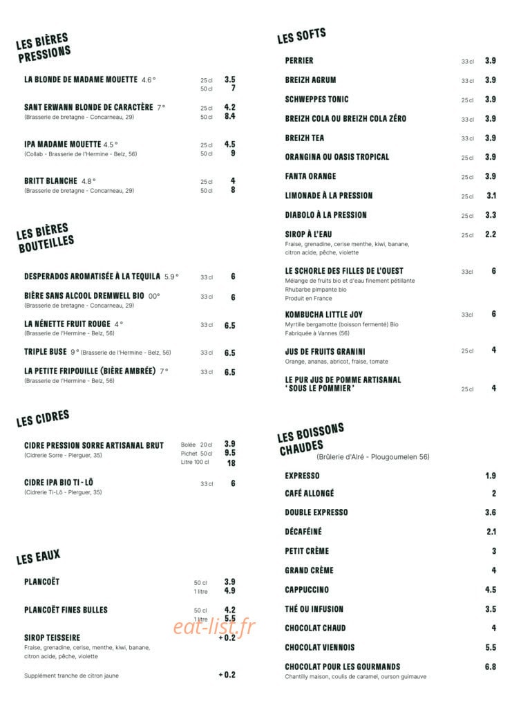 Madame Mouette — carte page 4