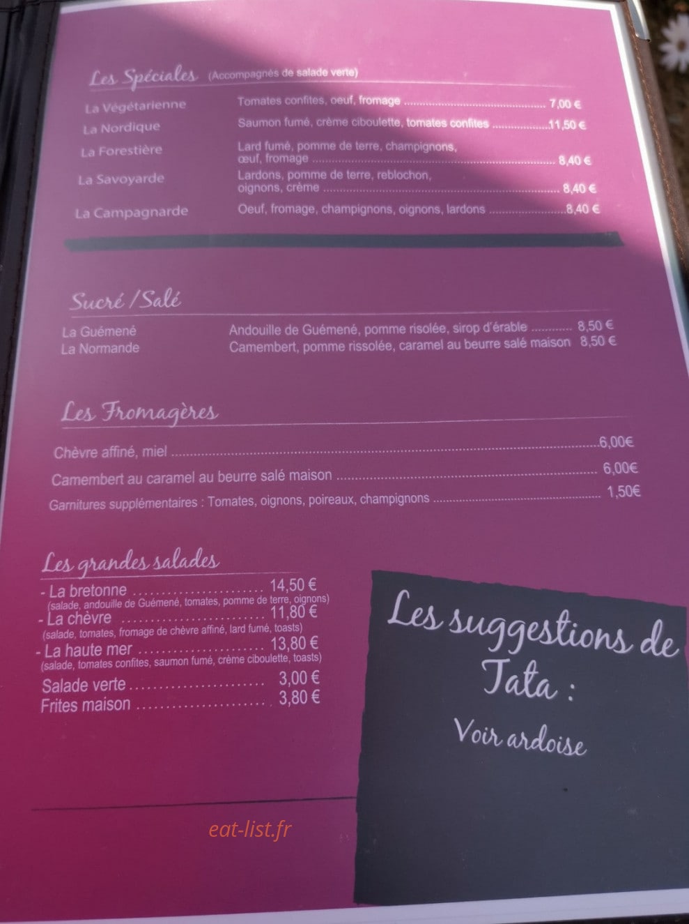 La Locoaline — carte page 1