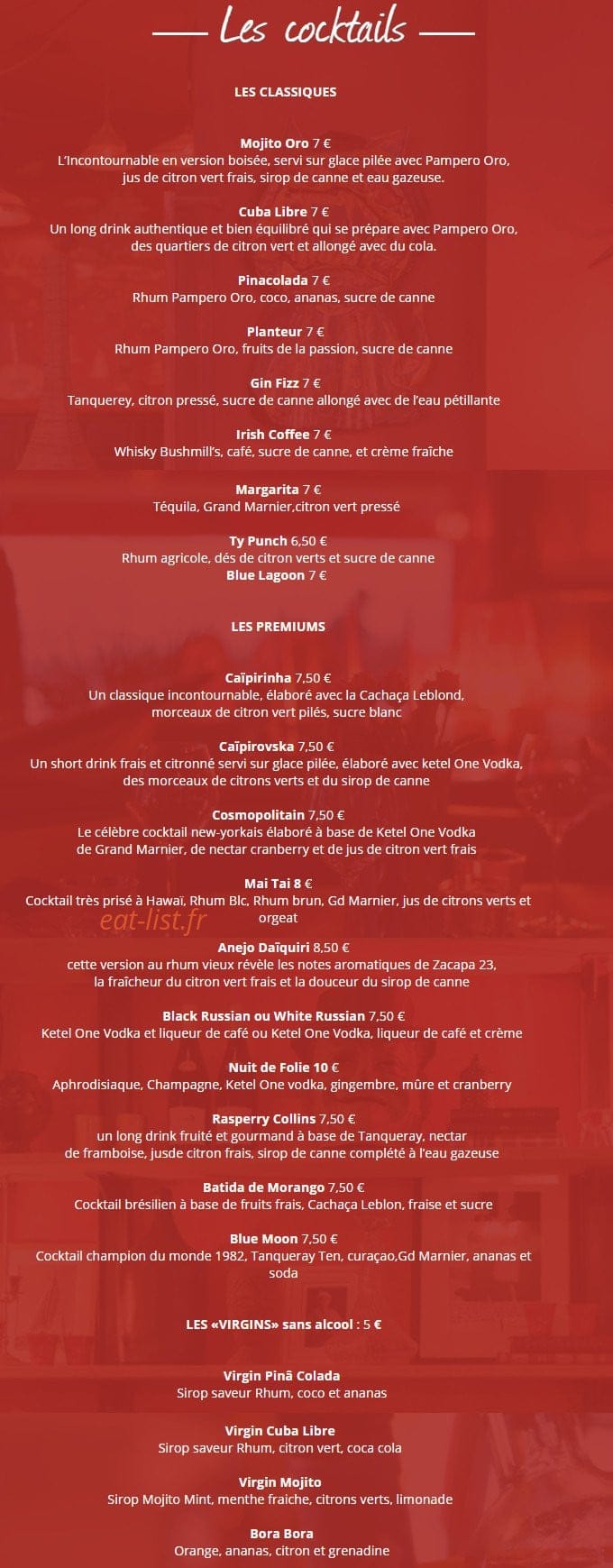 Le Cargo — carte page 6