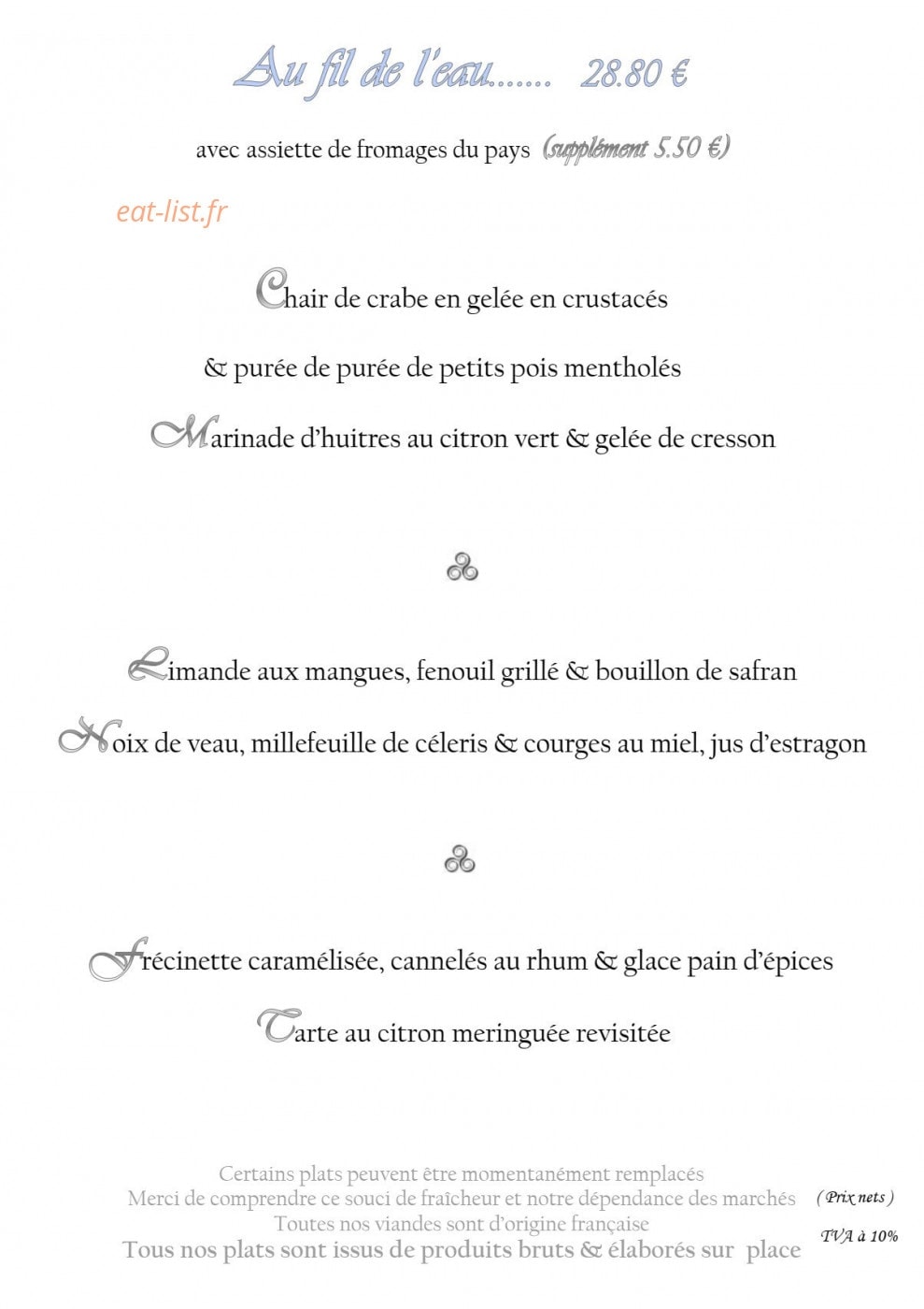L'eau d' Oust — carte page 1