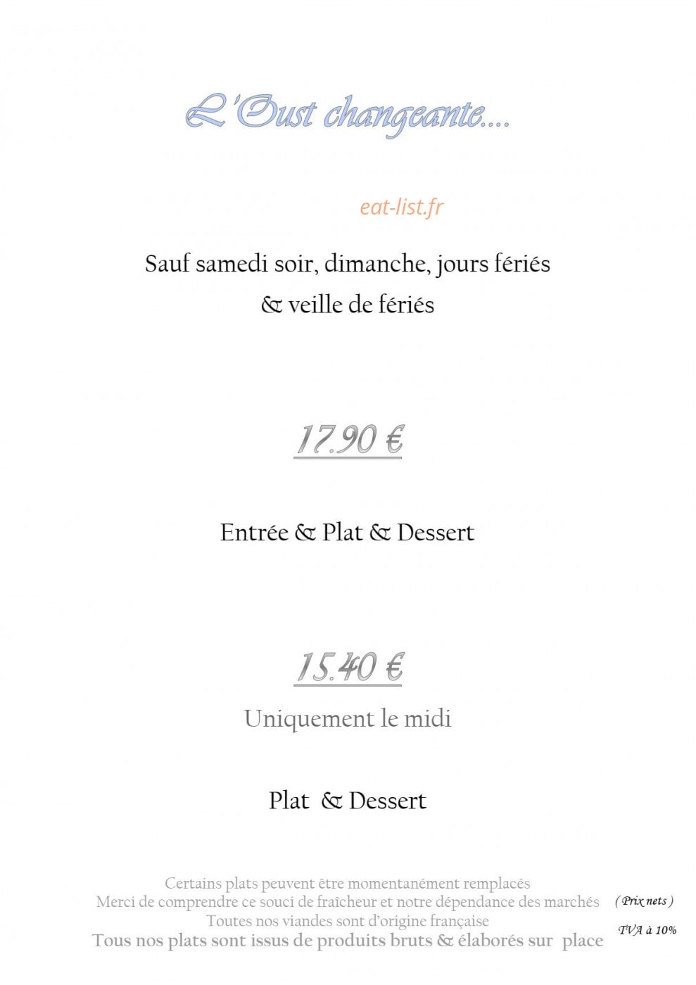 L'eau d' Oust — carte page 5