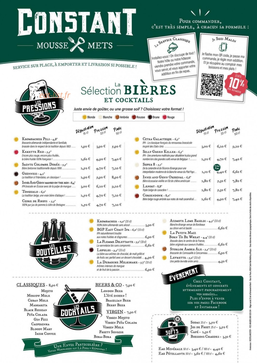 Constant Mousse & Mets — carte page 2