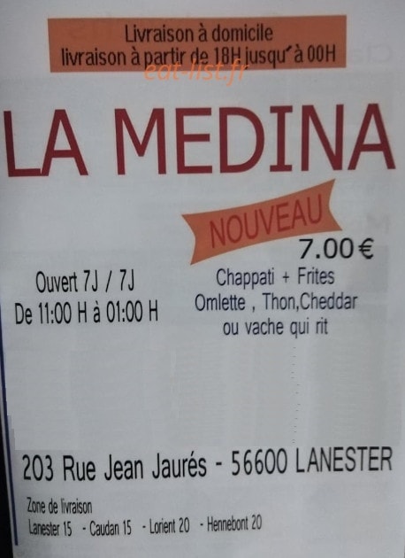 La Médina — carte page 1