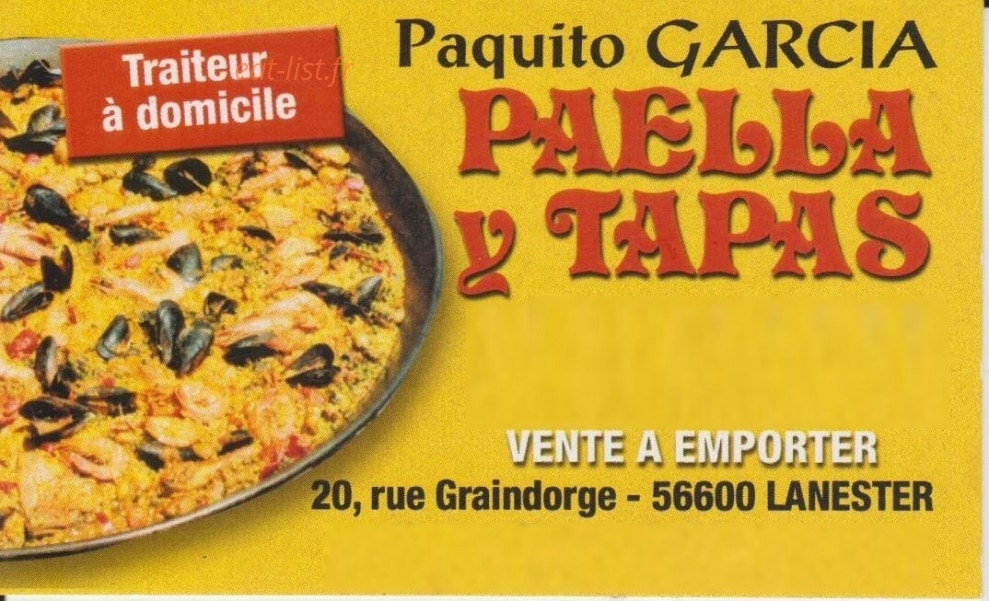 Paquito Garcia — carte page 1