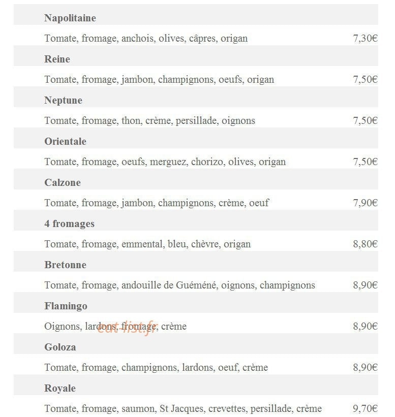 Le Neptune — carte page 3