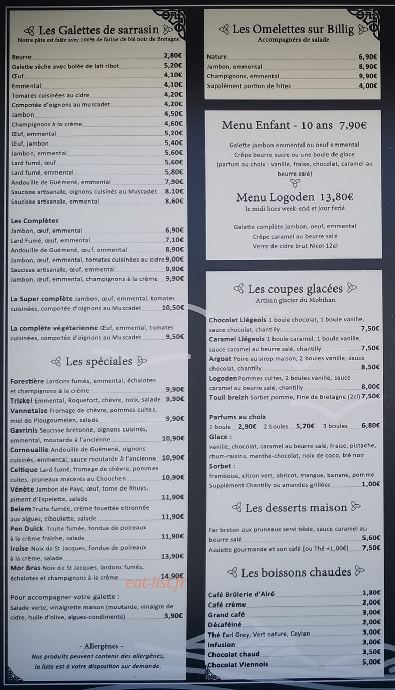 Les Logoden — carte page 1