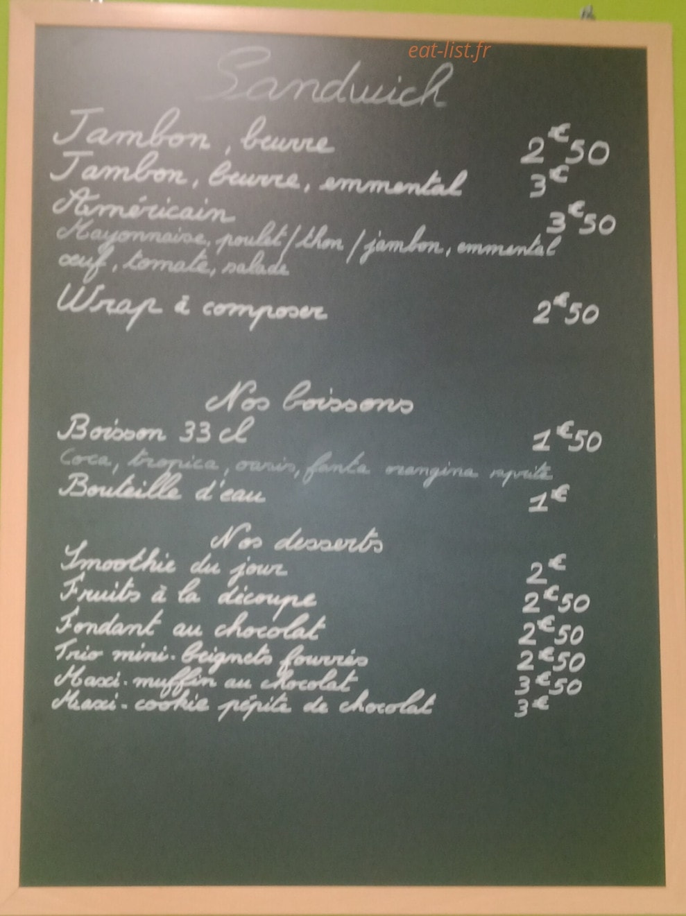 LE DKF — carte page 2