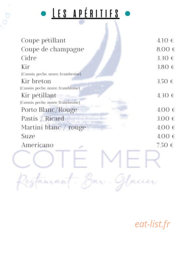 Côté Mer — carte page 6