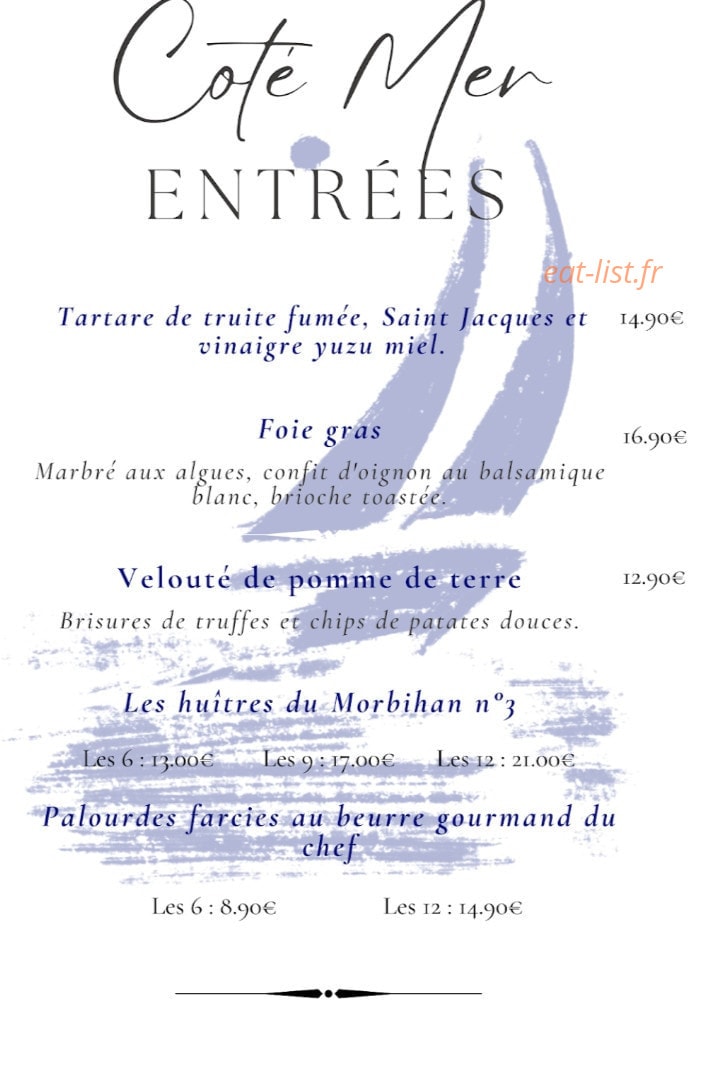 Côté Mer — carte page 1