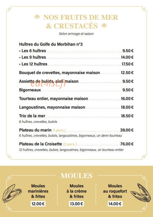 La Croisette — carte page 4