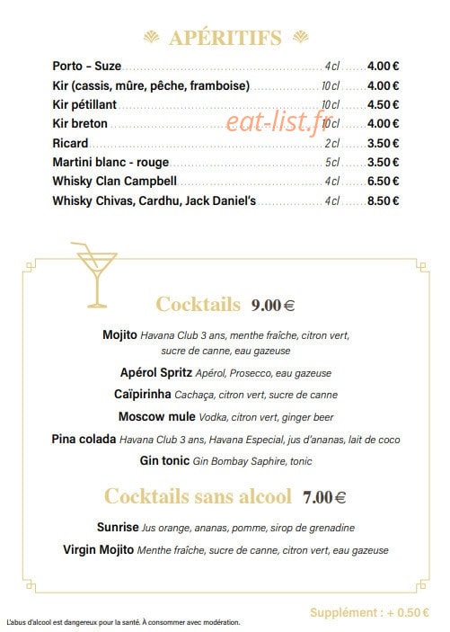 La Croisette — carte page 11