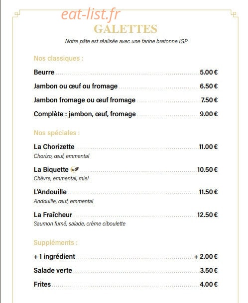 La Croisette — carte page 3