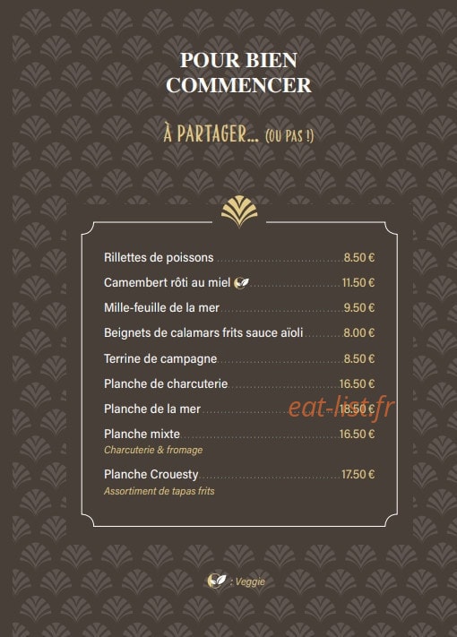 La Croisette — carte page 5