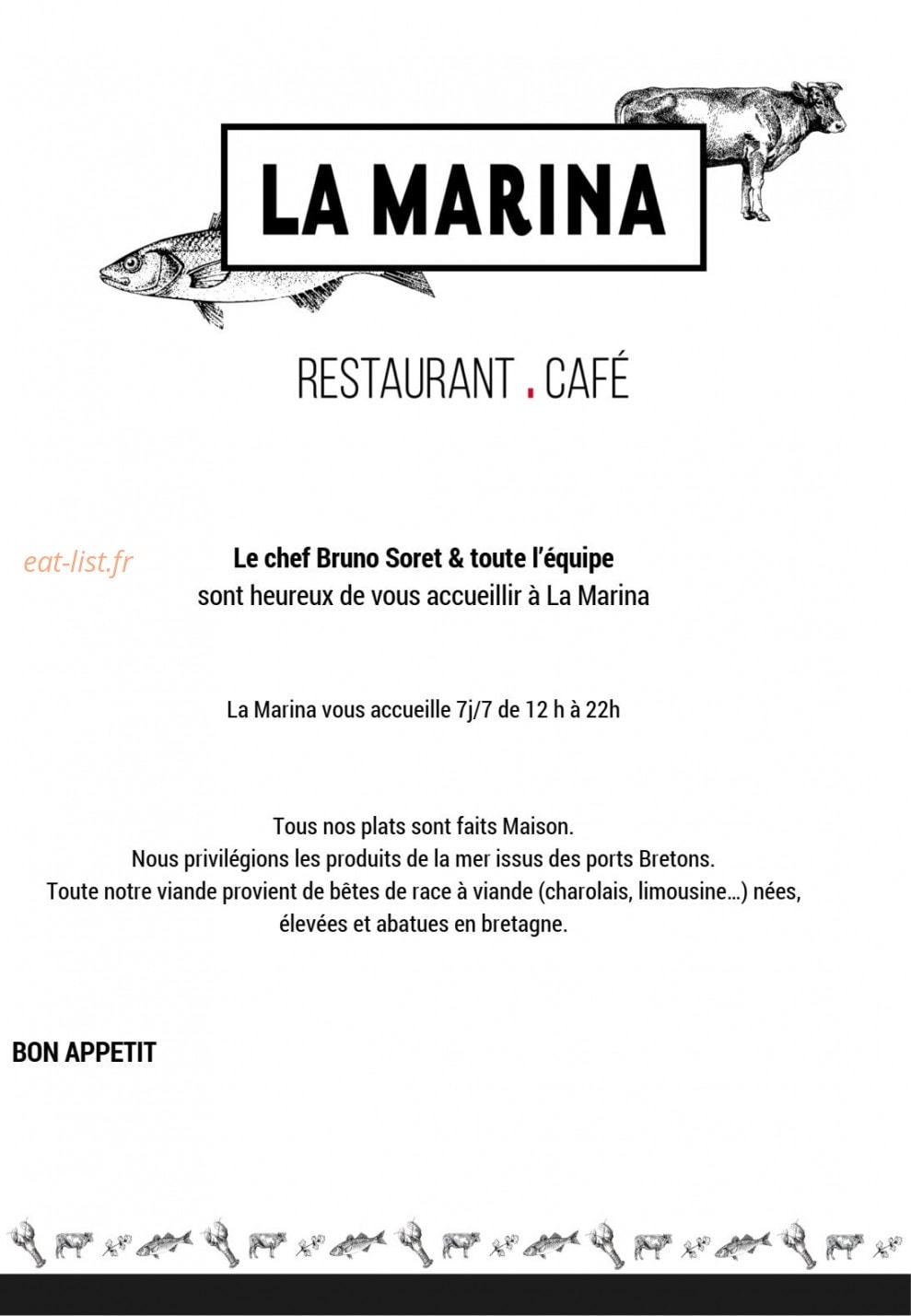 La marina — carte page 1