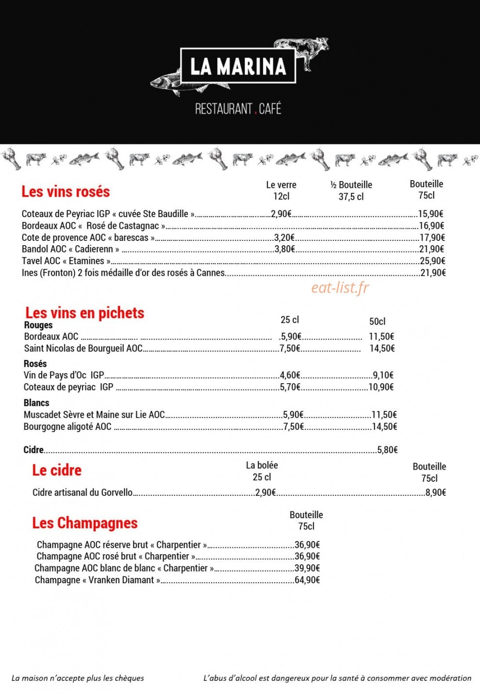 La marina — carte page 11