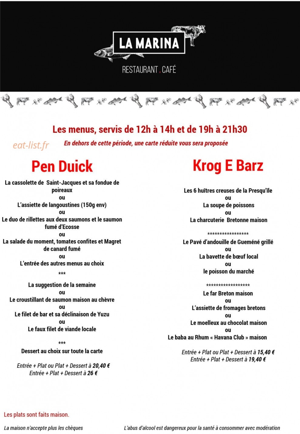 La marina — carte page 9