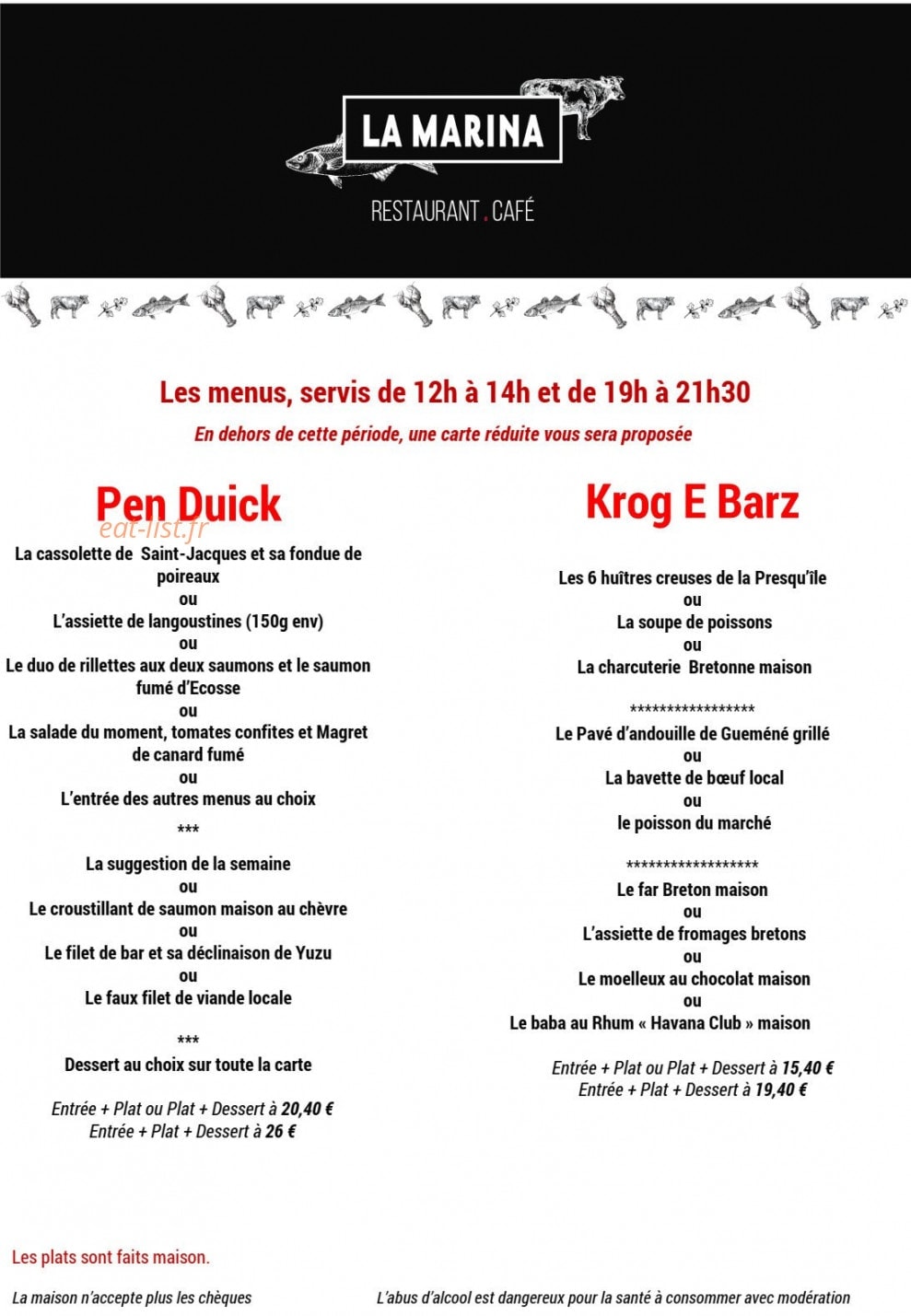 La marina — carte page 8