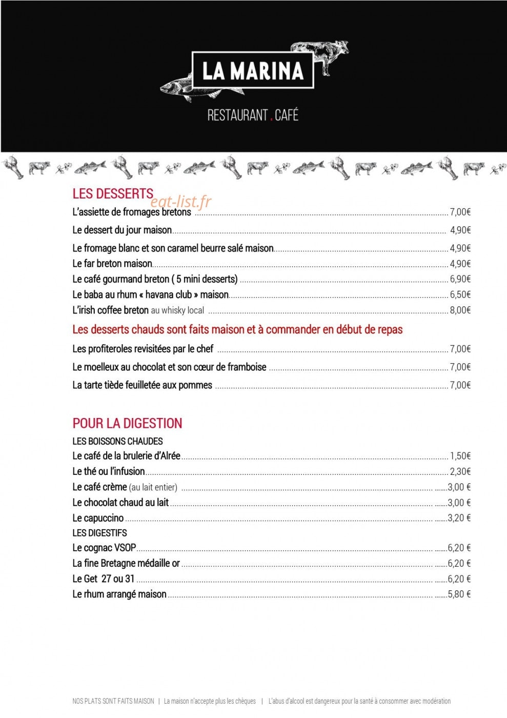 La marina — carte page 7