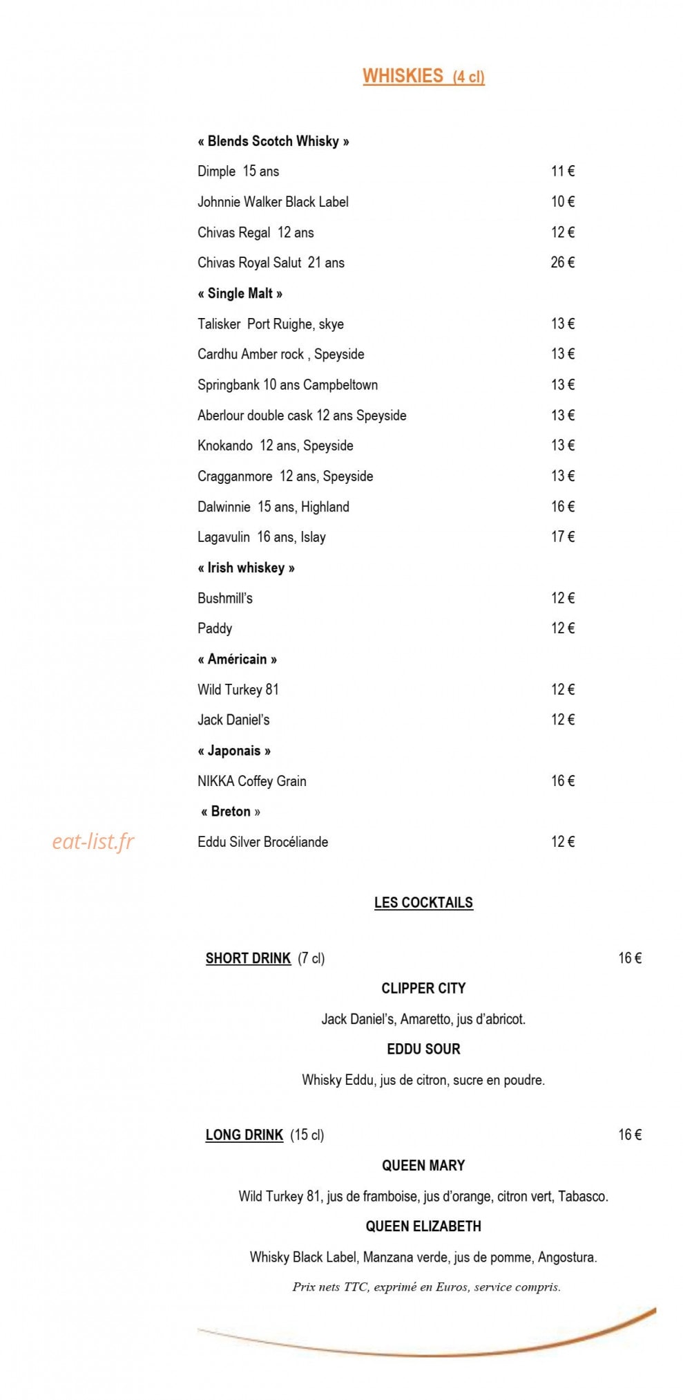 Le BE — carte page 22