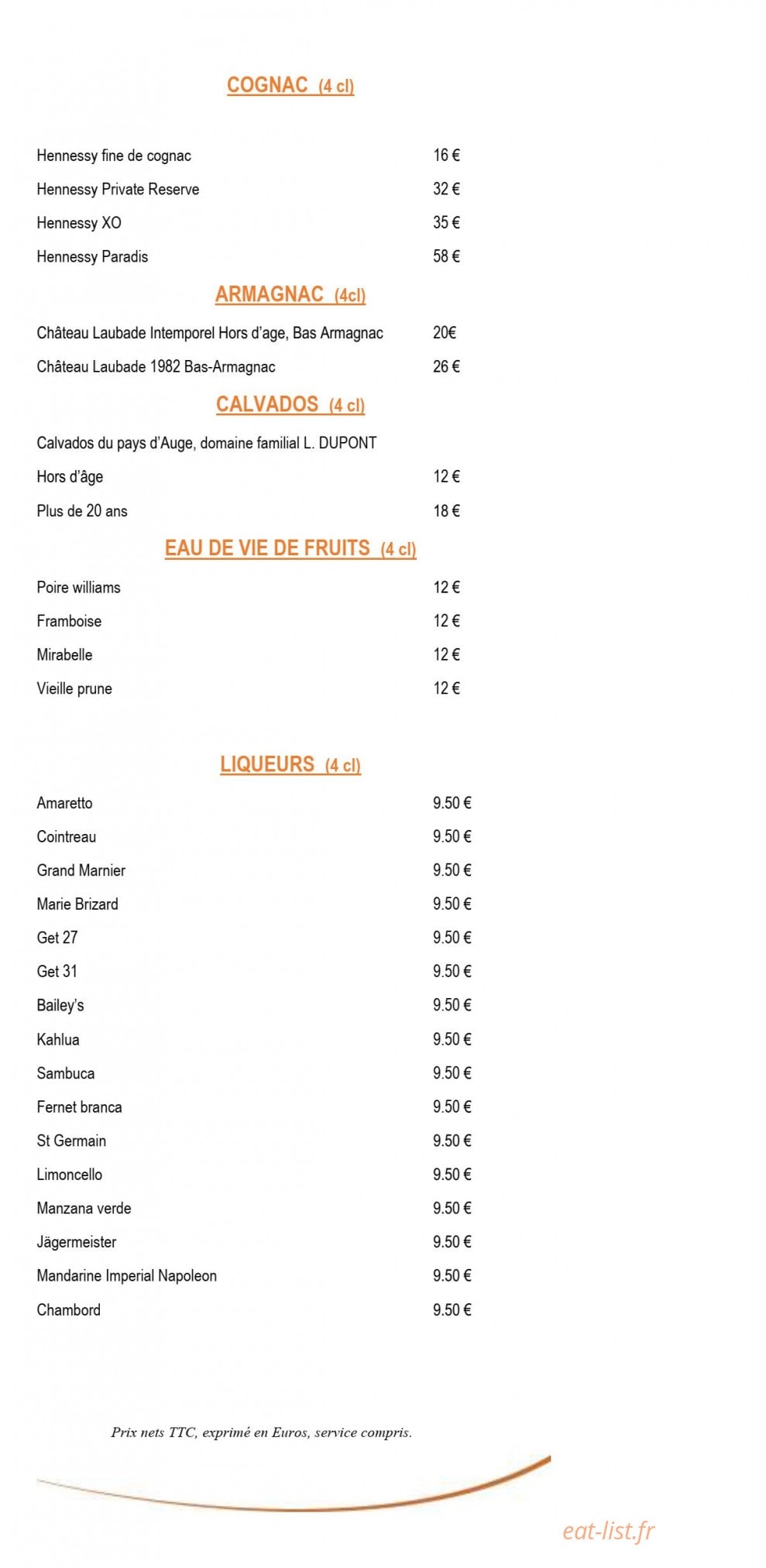 Le BE — carte page 23