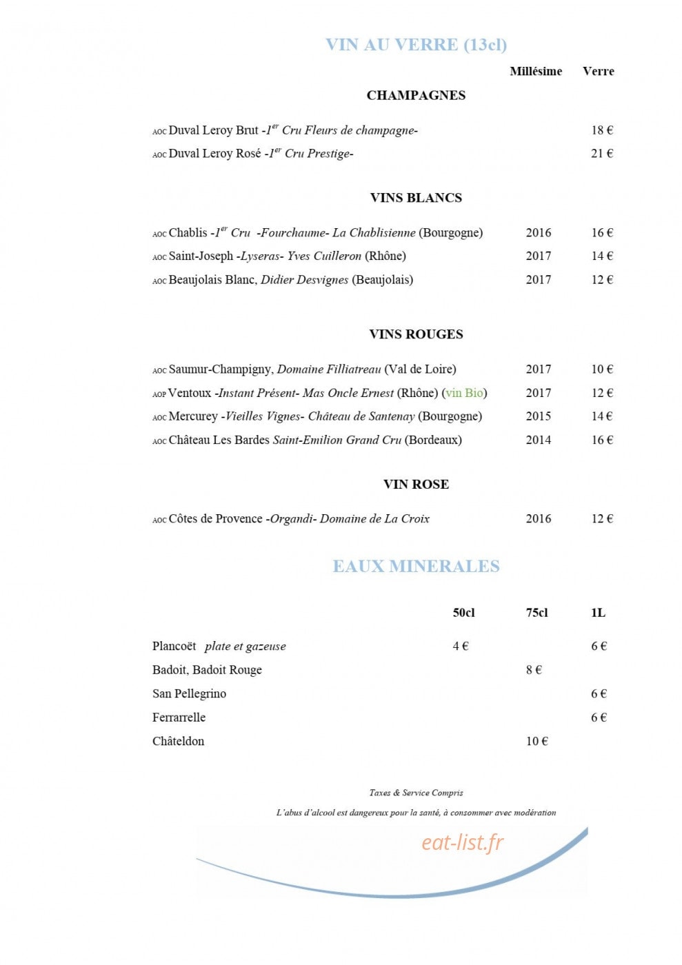 Le BE — carte page 10