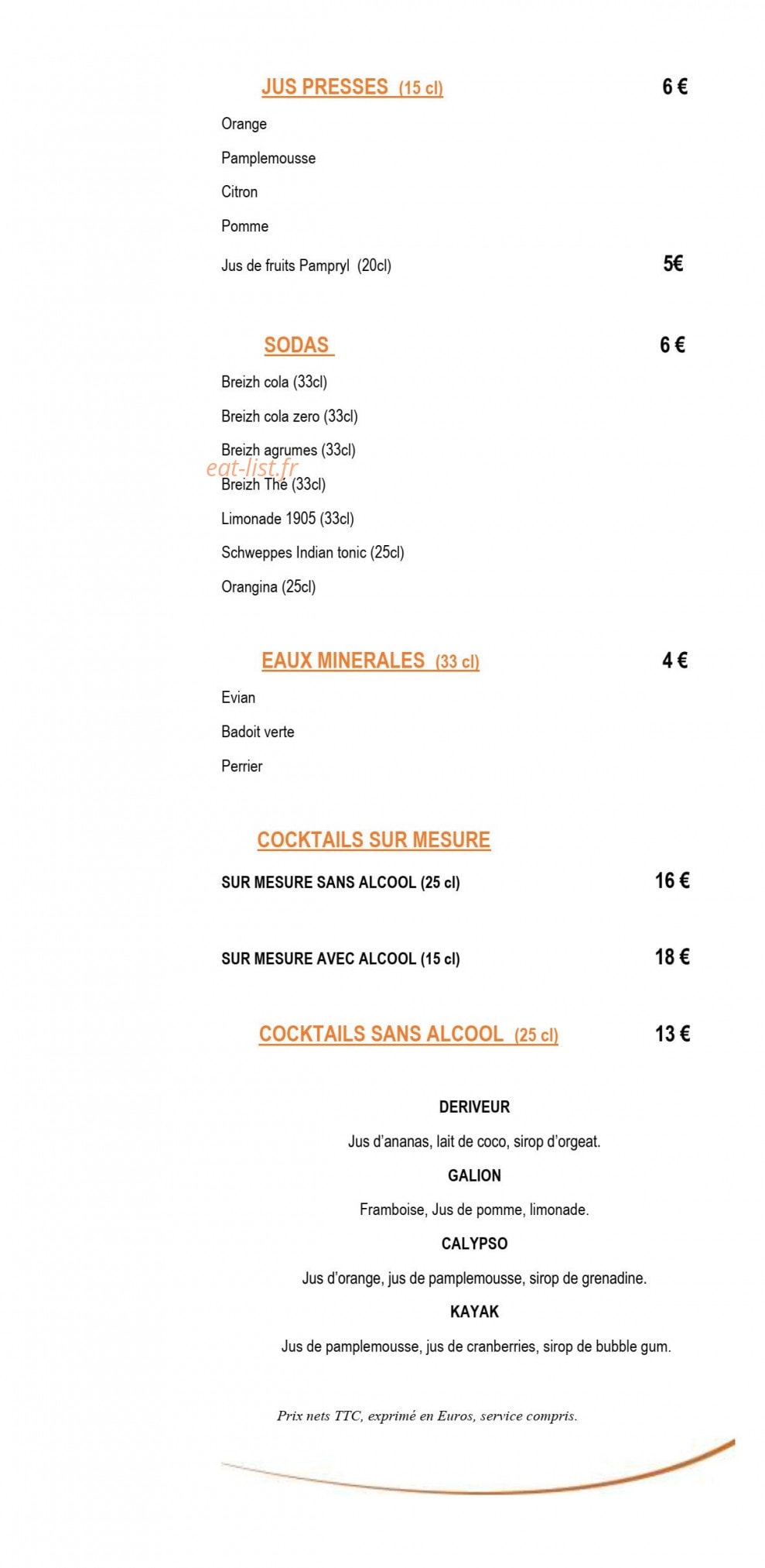 Le BE — carte page 16