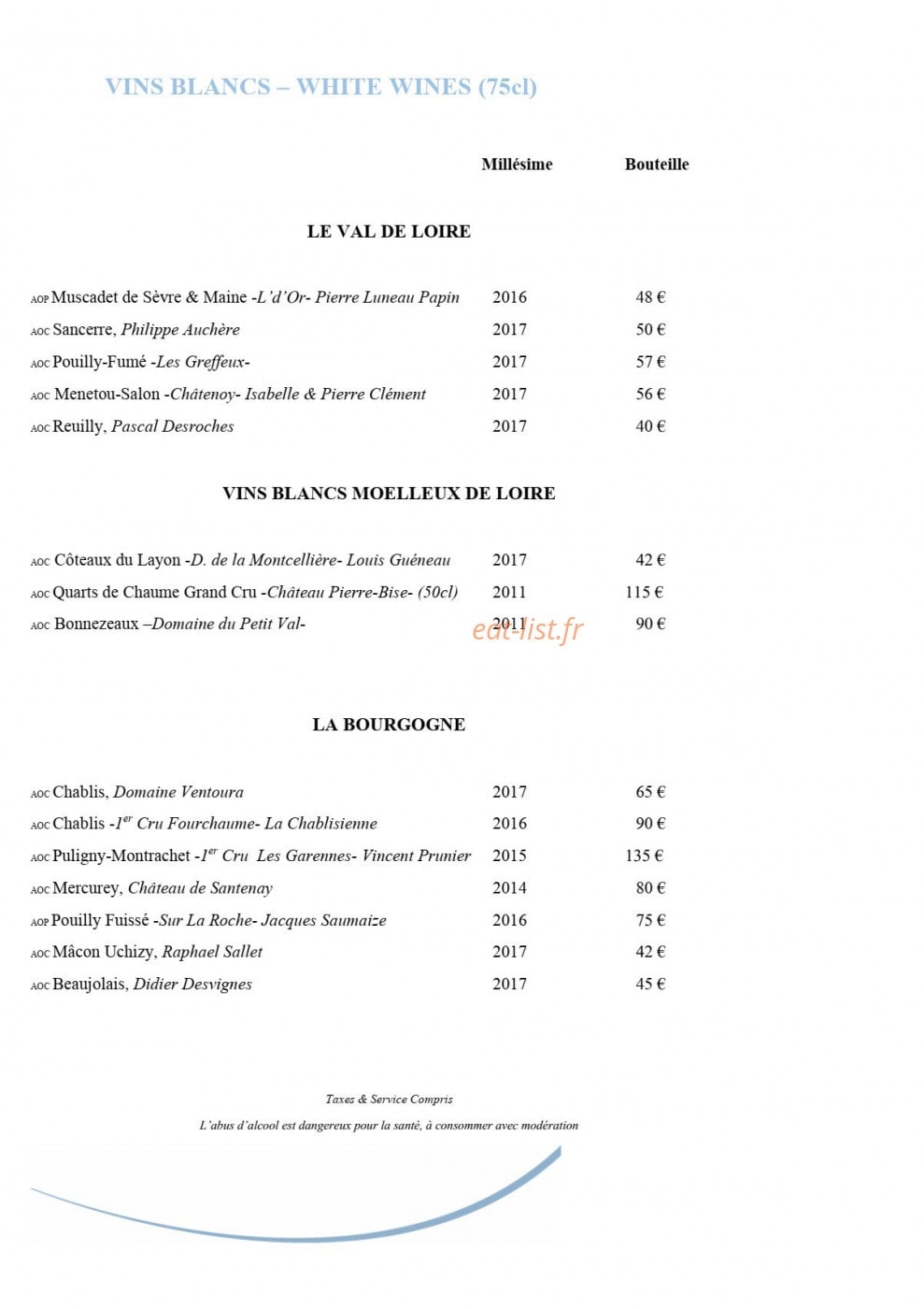 Le BE — carte page 5