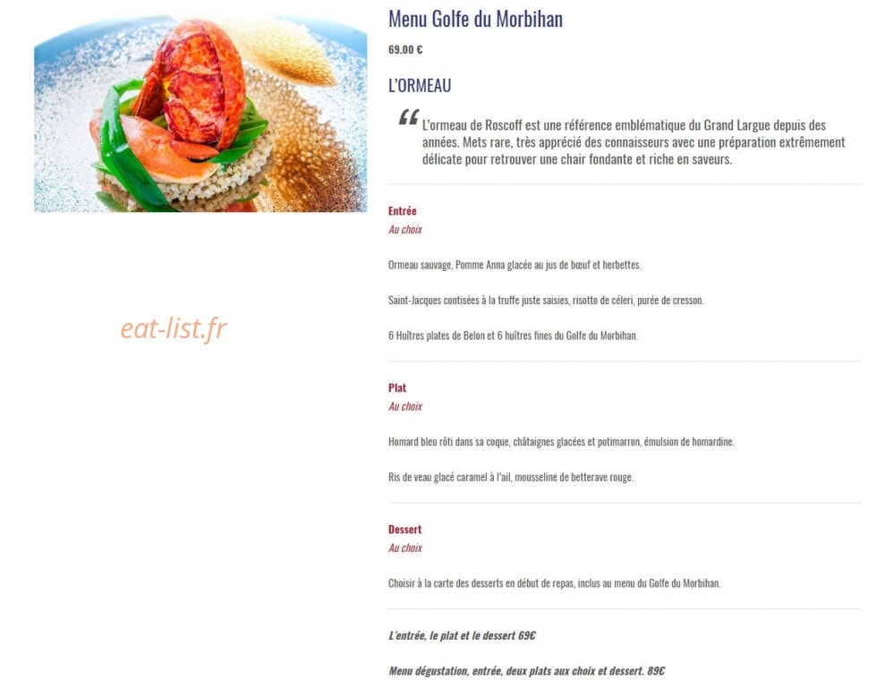 Le Grand Largue — carte page 3