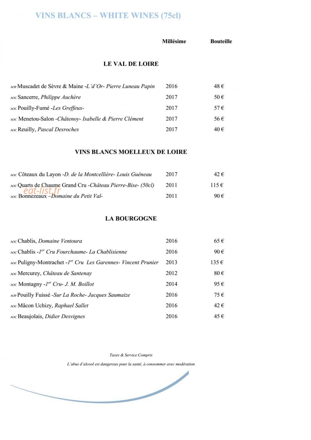 Le Safran — carte page 6