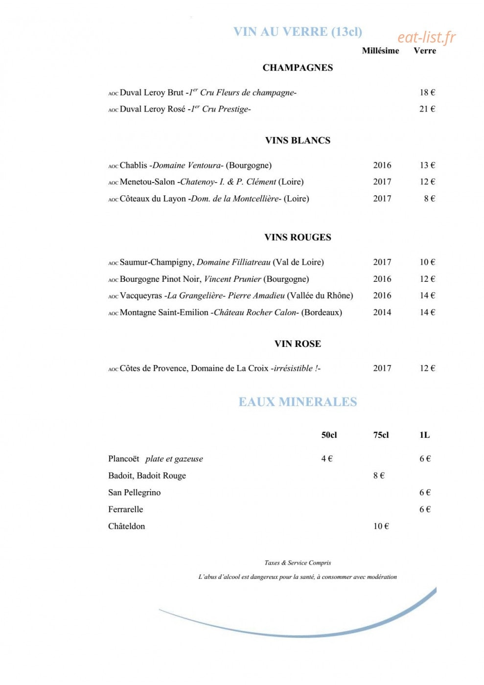 Le Safran — carte page 5