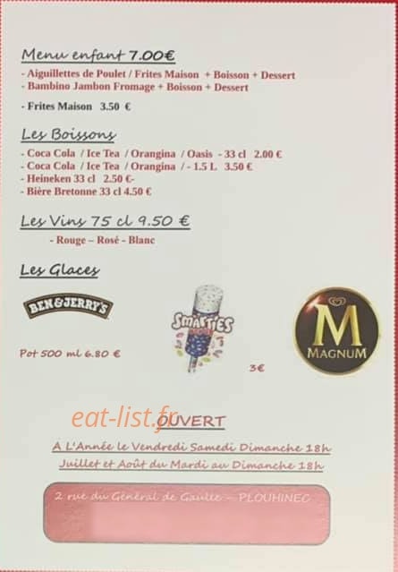 La Rocaille — carte page 2