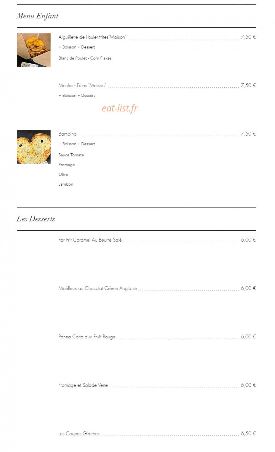 La Rocaille — carte page 3