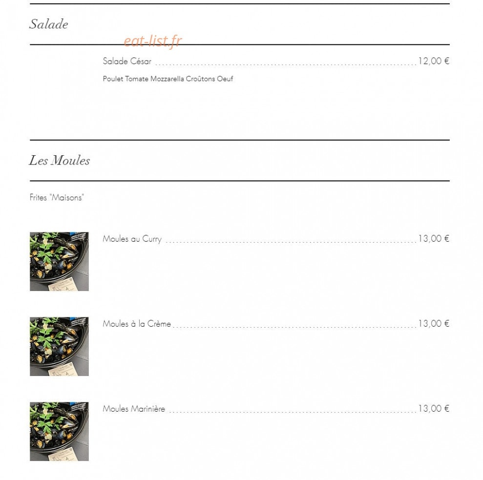 La Rocaille — carte page 5
