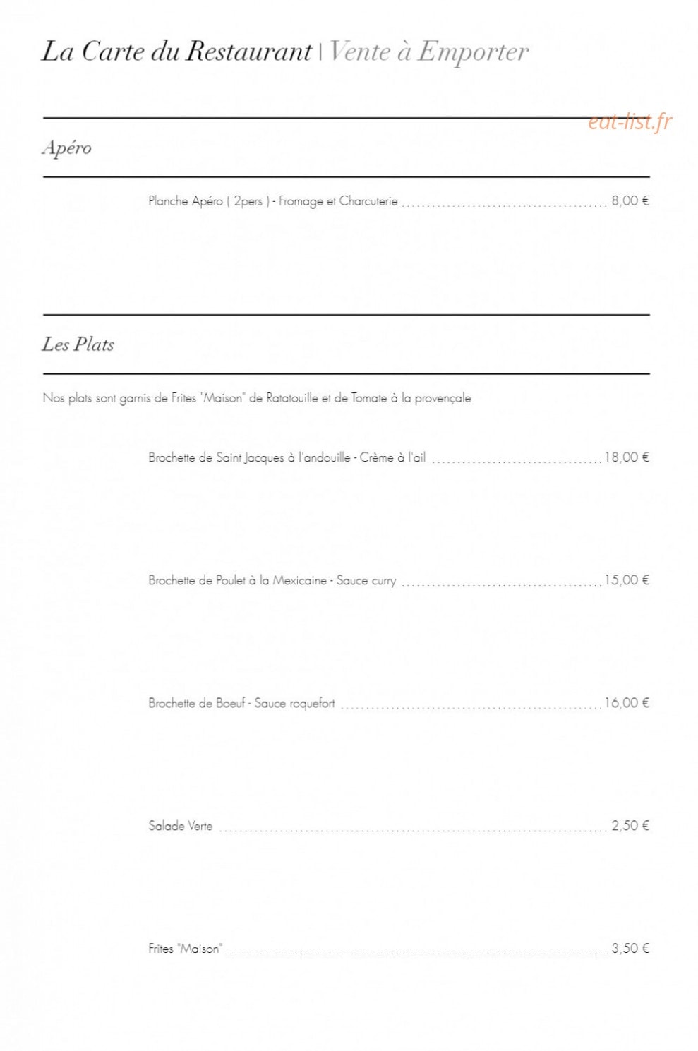 La Rocaille — carte page 4