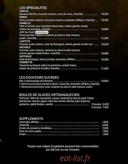 Le Clos Marine — carte page 6